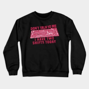 funny work puns Crewneck Sweatshirt